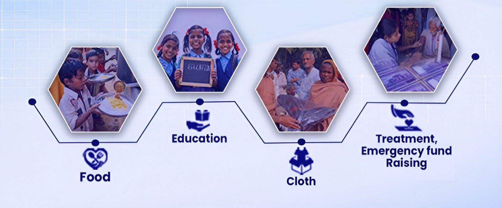 Website promotional banner showing a vibrant scene with people and nature.